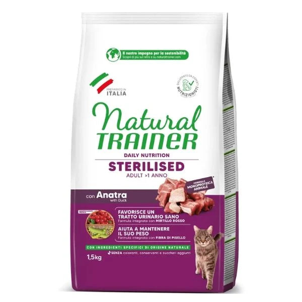 Natural Trainer Cat Dry Specialità Sterilized Secco