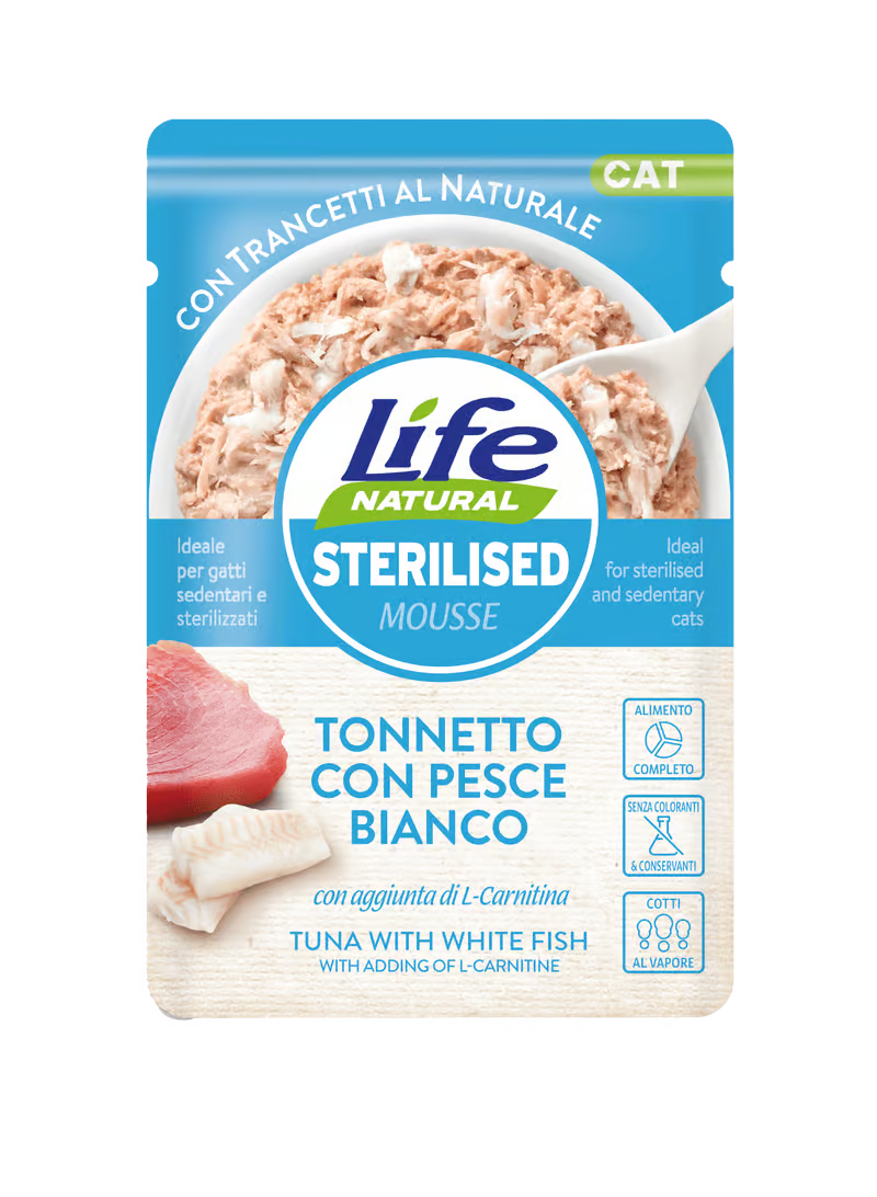 Life Natural Cat Buste Mousse 70gr Funzionali Monoporzione