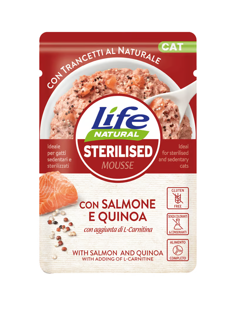 Life Natural Cat Buste Mousse 70gr Funzionali Monoporzione