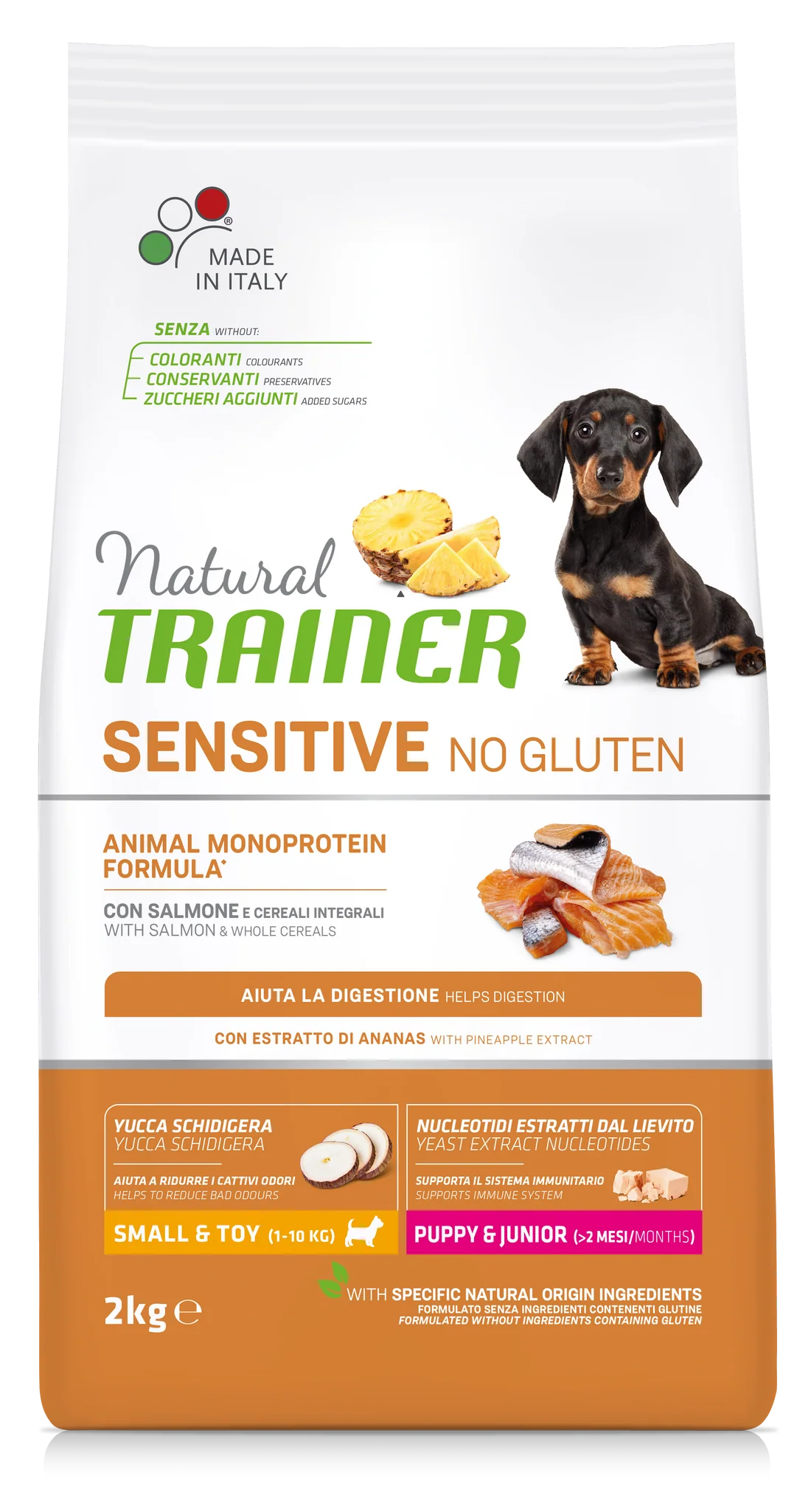 Natural Trainer Cane Secco Small Sensitive NO Gluten