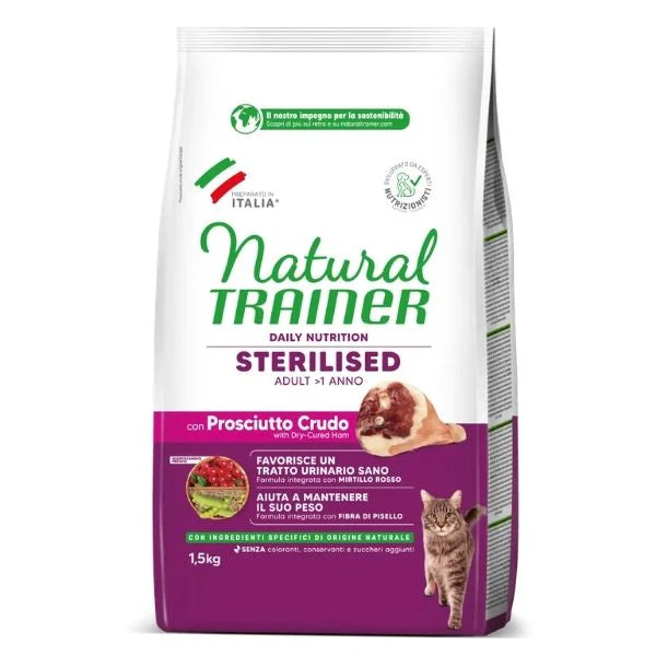 Natural Trainer Cat Dry Specialità Sterilized Secco