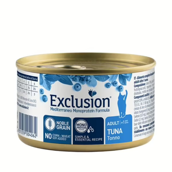 Exclusion Monoprotein Per Gatti Sterilizzati 85gr