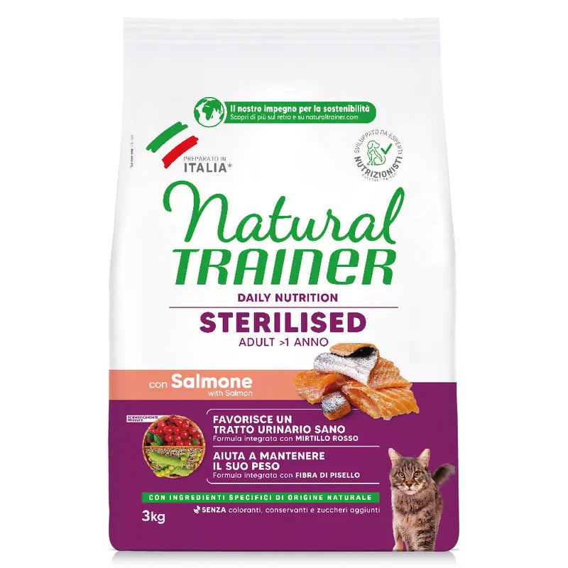 Natural Trainer Cat Dry Specialità Sterilized Secco