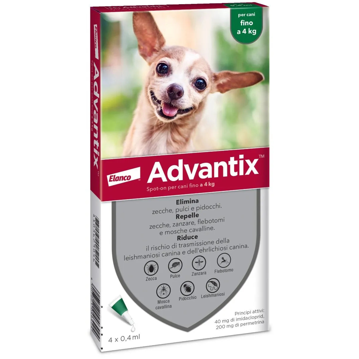 Advantix Spot On Cane Fino a 4Kg