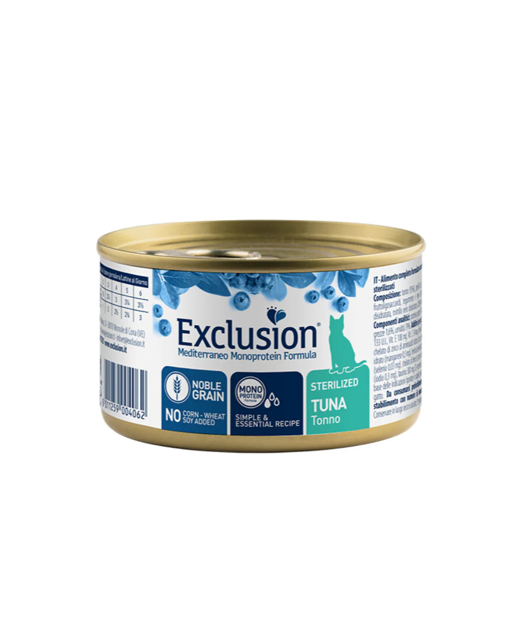 Exclusion Monoprotein Per Gatti Sterilizzati 85gr