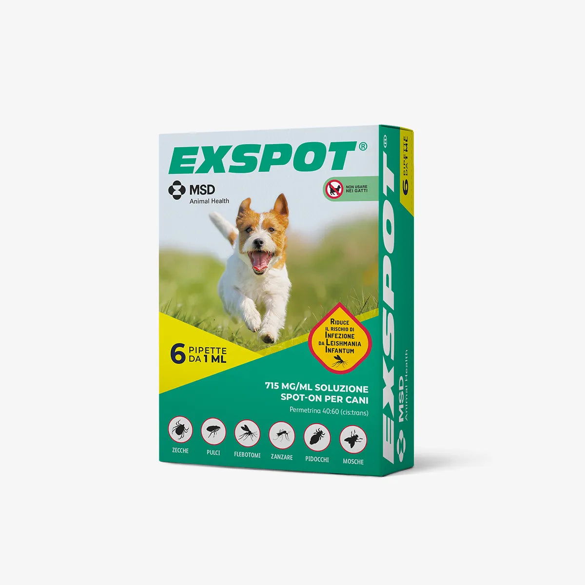 Exspot Spot On 6 Pipette da 1ml