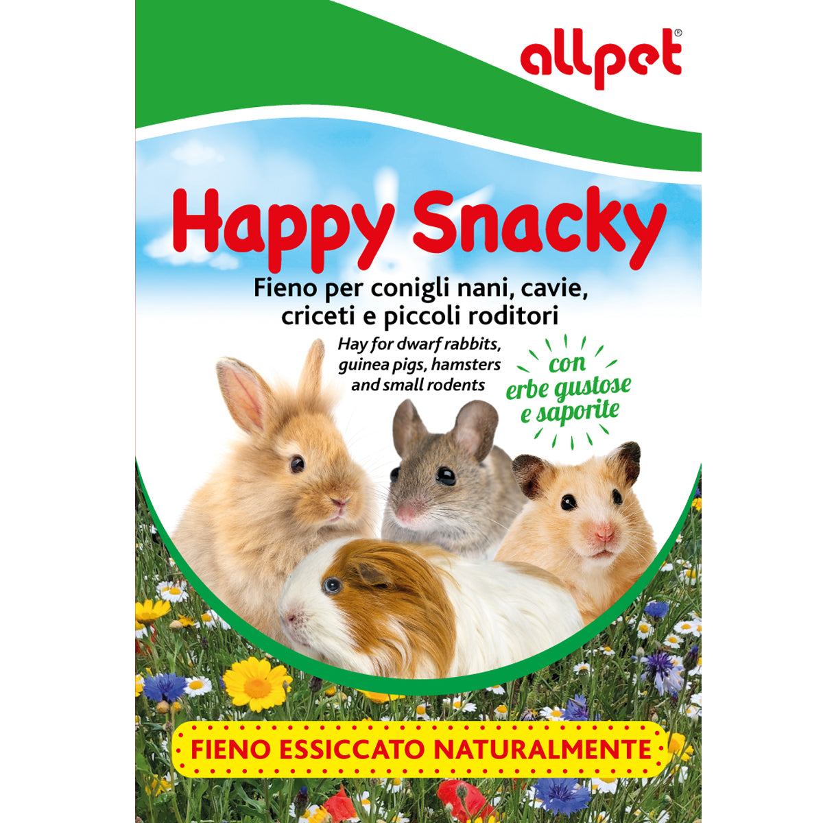 Allpet Happy Snacky Fieno