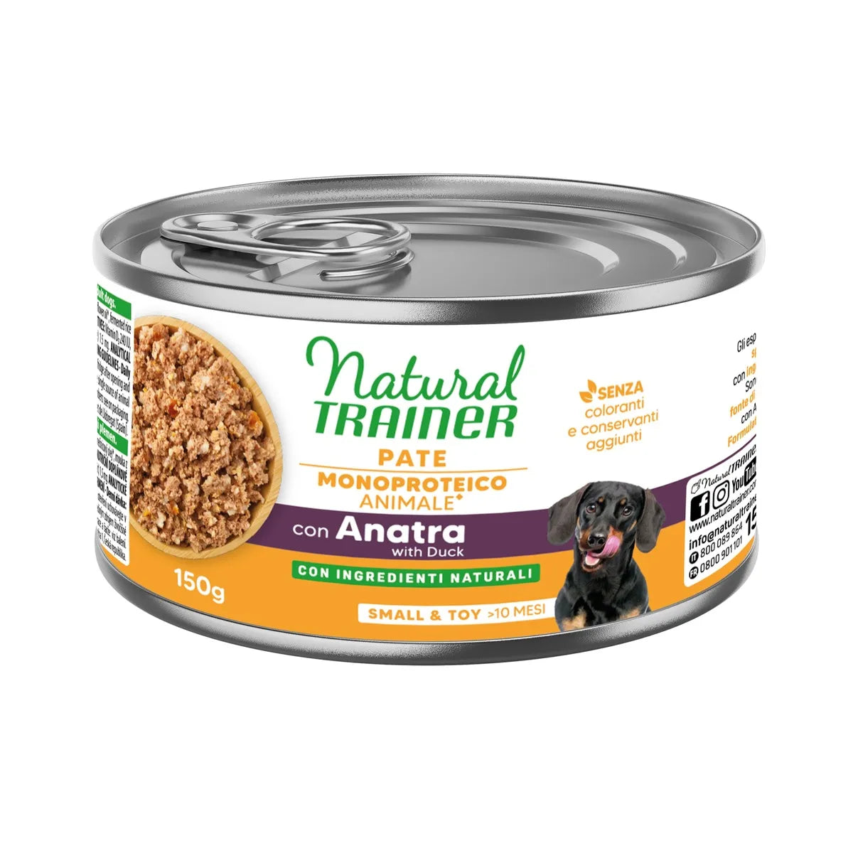 Natural Trainer Dog Wet Small Sensitive No Gluten