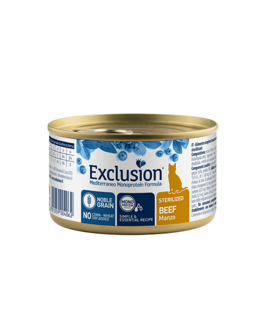 Exclusion Monoprotein Per Gatti Sterilizzati 85gr
