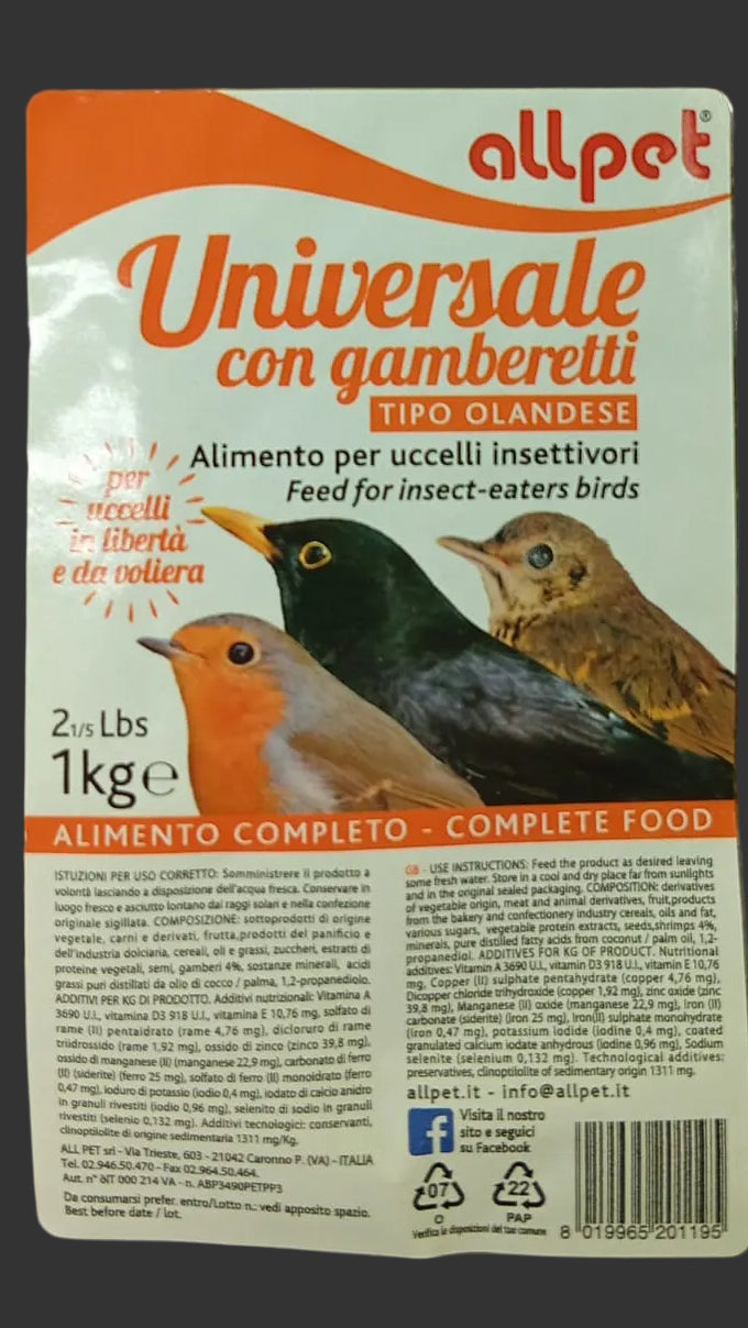 Mangime per Uccelli Insettivori