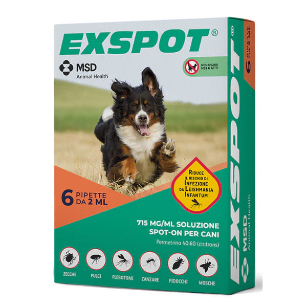 Exspot Spot On 6 Pipette da 2ml