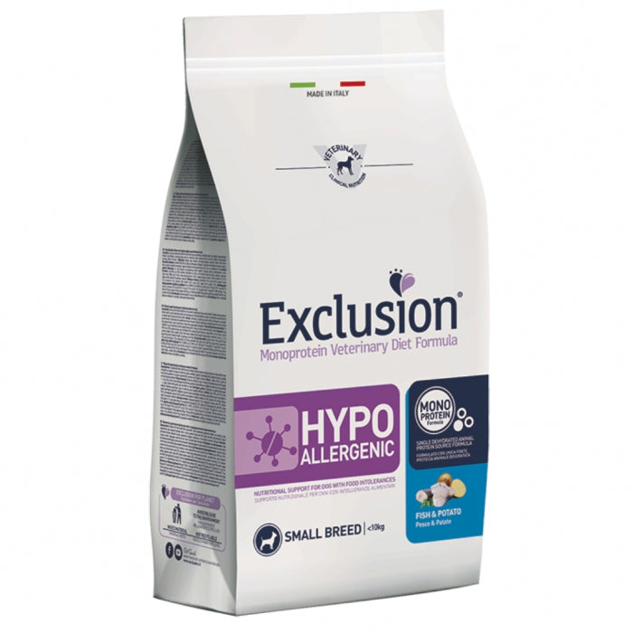 Exclusion - Diet Hypoallergenic Small con Pesce e Patate 2kg