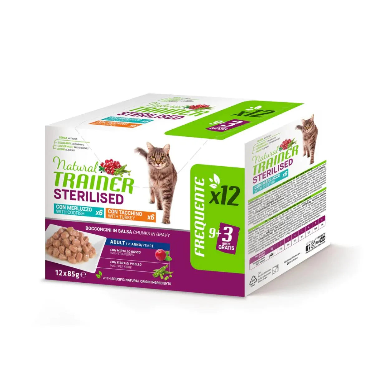 Natural Trainer Cat Wet Multipack Sterilised