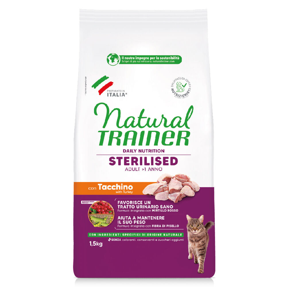 Natural Trainer Cat Dry Specialità Sterilized Secco