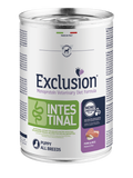 Exclusion Dog Puppy Diet Intestinal Lattina 400G Maiale e Riso