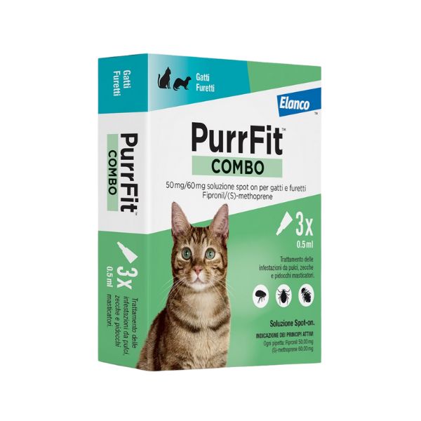 Elanco - Purrfit Combo Spot-on per Gatti e Furetti