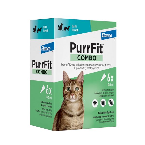 Elanco - Purrfit Combo Spot-on per Gatti e Furetti