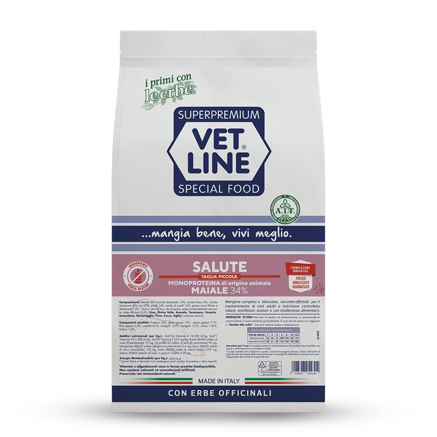 Vet Line Salute Taglia Piccola Secco Cane