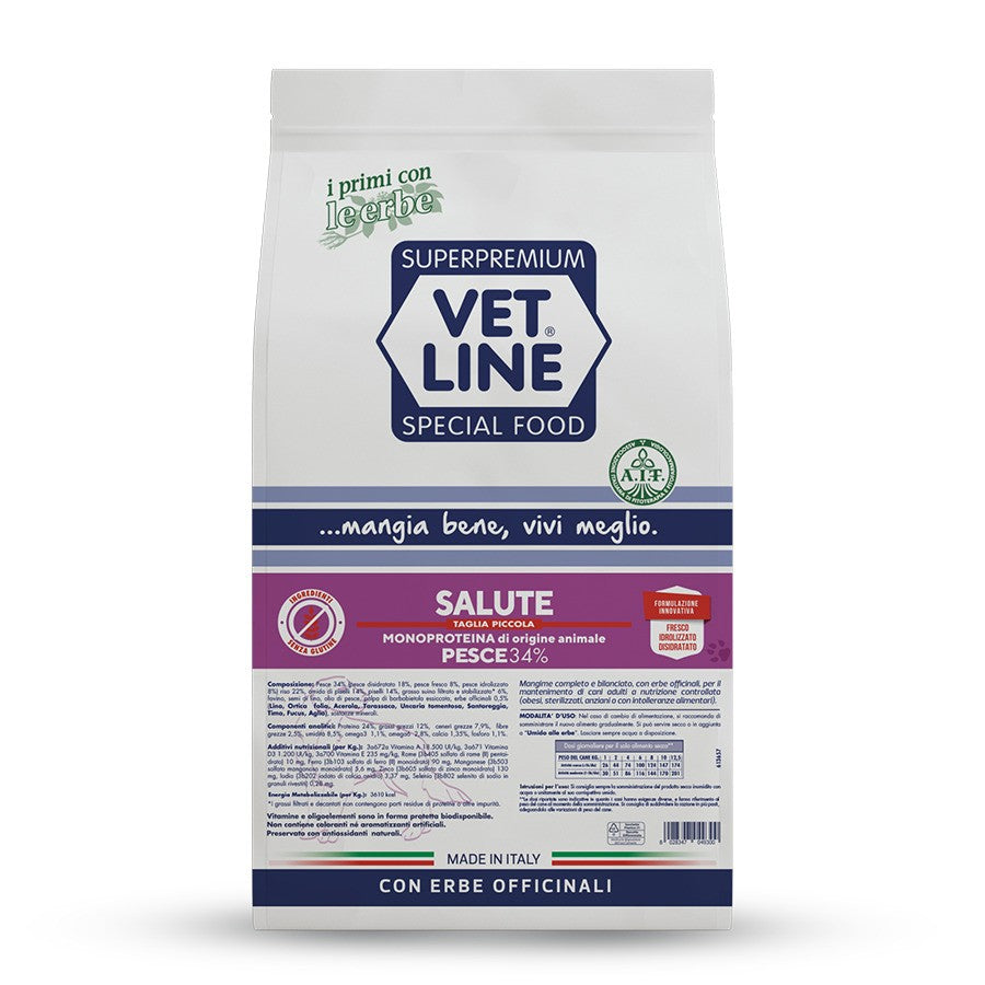 Vet Line Salute Taglia Piccola Secco Cane