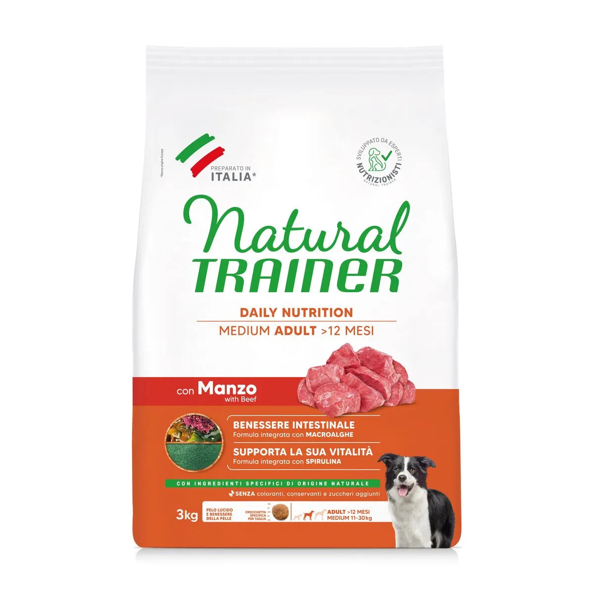 Natural Trainer Cane Secco Medium Mantenimento