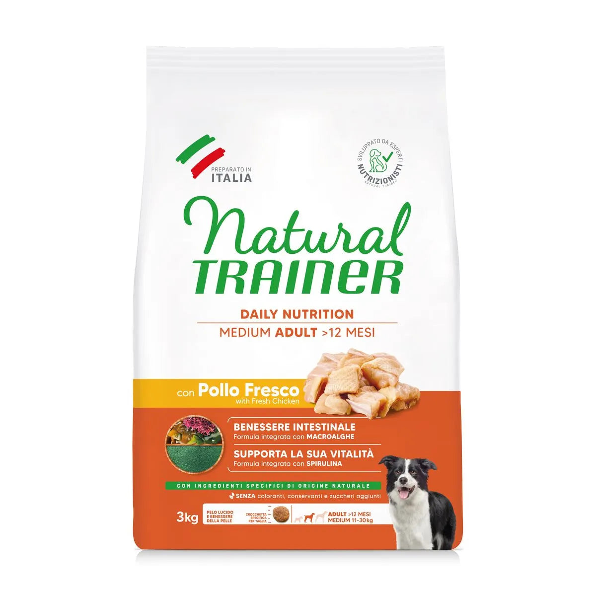 Natural Trainer Cane Secco Medium Mantenimento