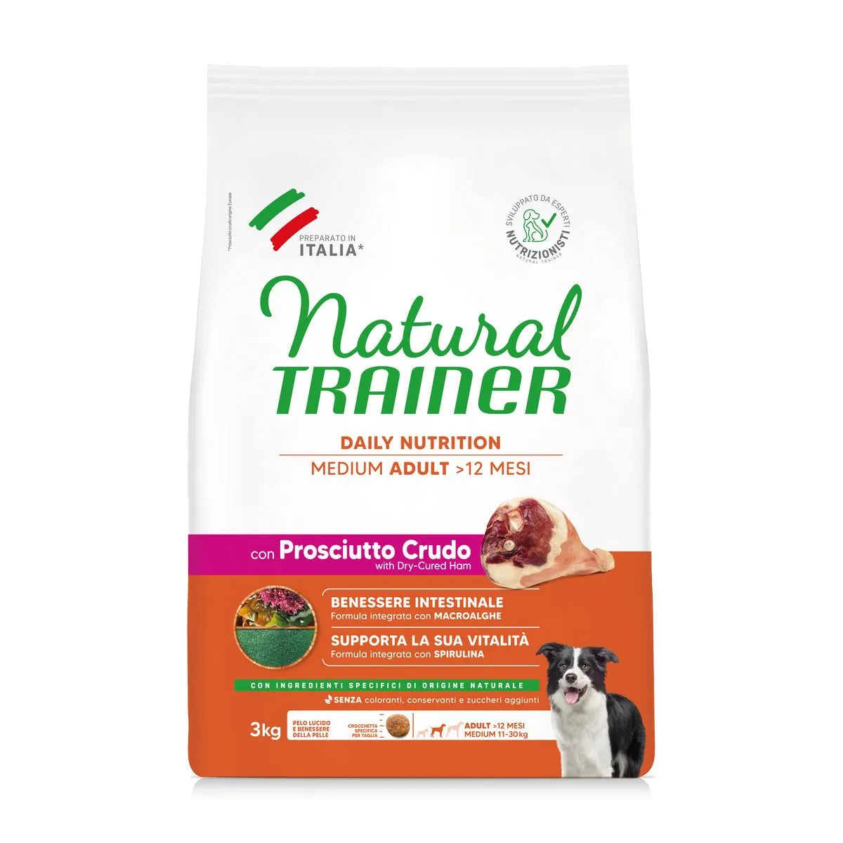 Natural Trainer Cane Secco Medium Mantenimento