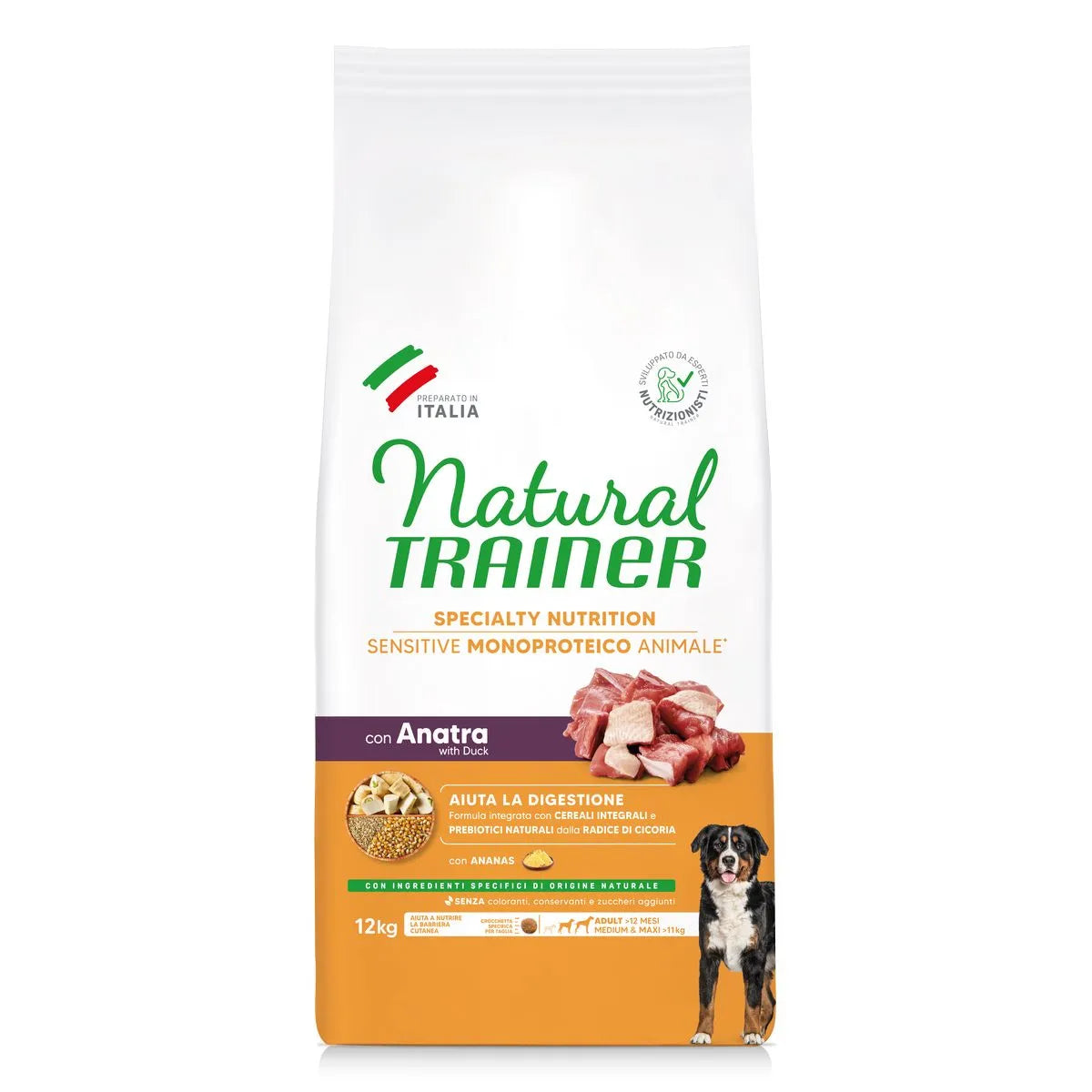 Natural Trainer Cane Secco Medium&Maxi Sensitive NO Gluten