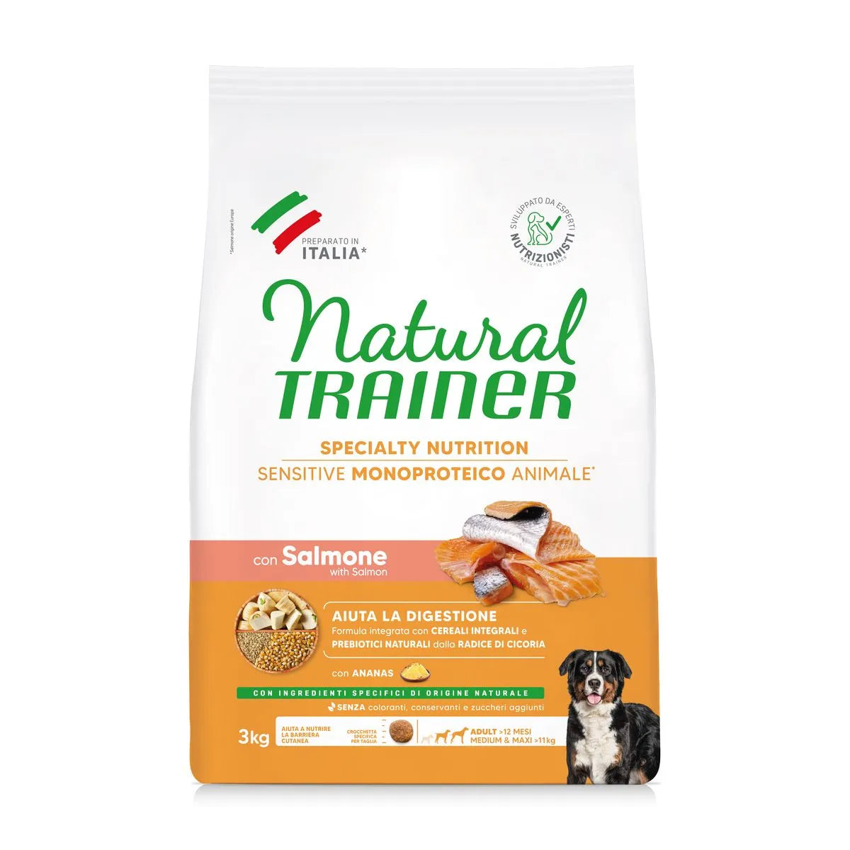 Natural Trainer Cane Secco Medium&Maxi Sensitive NO Gluten